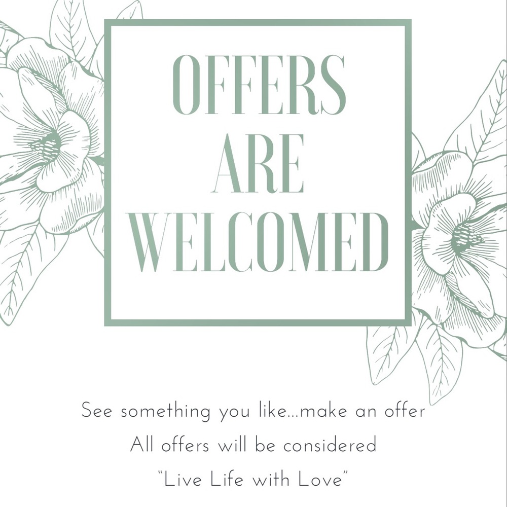 Offers are welcomed.